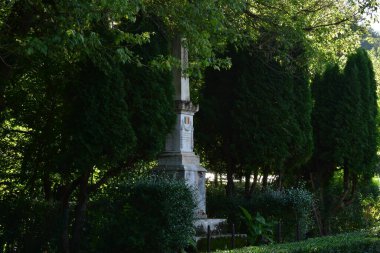 Viterbo, Lazio, İtalya 'daki eski mezarlık.