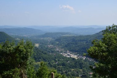 Eski şehrin manzarası.