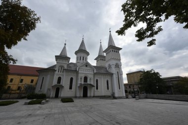 Kutsal Üçlü 'nün kutsal ruhu kilisesi, antik İspanya şehri Plovdiv, Bulgaria' nın eski kasabası.