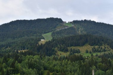 Dağların güzel manzarası