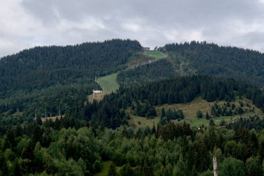 Güzel dağ manzarası. Doğa, seyahat kavramı
