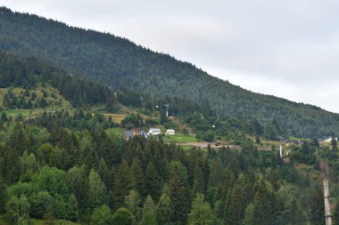Dağların güzel manzarası
