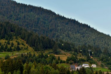 Güzel dağ manzarası. Doğa, seyahat