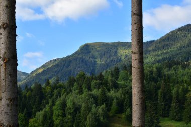 Dağların güzel manzarası