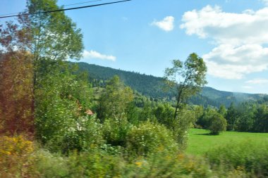 Kırsal alanın güzel manzarası
