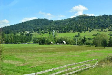 İsviçre Alplerinin manzarası