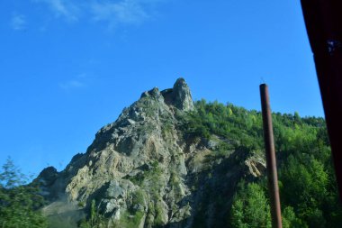 Dağların güzel manzarası