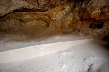 Eski Kudüs, İsrail 'deki mağara.