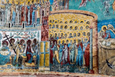 Kutsal mezarlıktaki kilise, Kudüs, İsrail