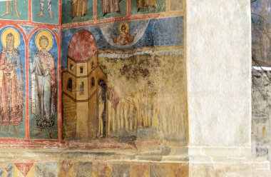 Kutsal Ruh Manastırı 'nın hanımefendisi kilisesinin eski bir kasabası olan Kotor' da.