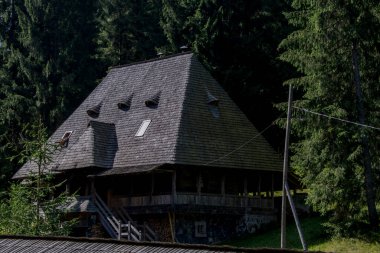 Ormandaki ahşap ev