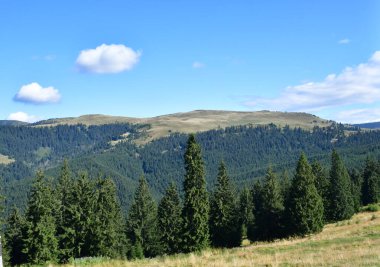 Dağların güzel manzarası, doğa, seyahat, yaz