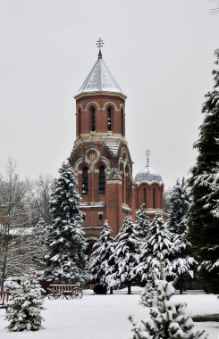 Kışın St. Nicholas Kilisesi