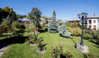 Şehir parkının güzel manzarası, seyahat