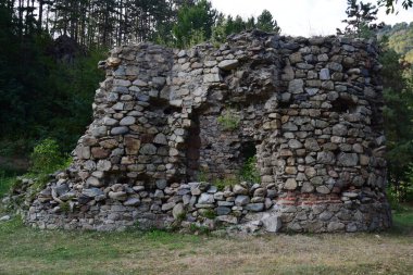 Roma yüzyılının antik Roma şehrinin kalıntıları