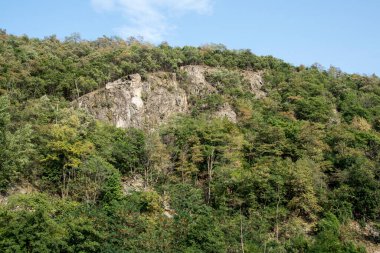 İsrail 'in kuzeyindeki dağların manzarası