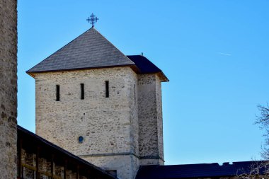 Doğal görünümü güzel Ortaçağ Kalesi