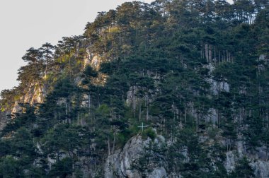 Dağların güzel manzarası