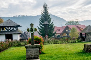 Eski şehrin güzel manzarası