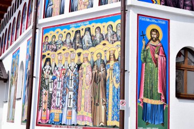 Meryem Ana 'mızın kilisesinin içi. Tanrı' nın annesi, Bulgaria.