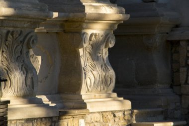 Barselona şehrinde taş merdivenler