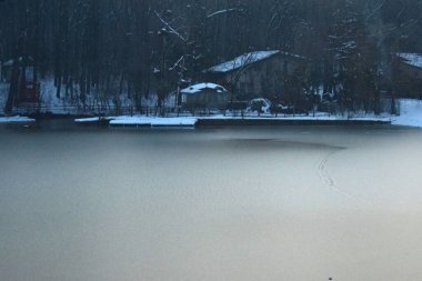 Sabah göl manzarası çok güzel.