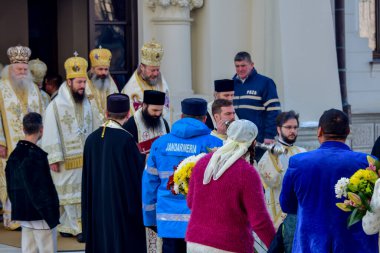 the priest and the priest in the orthodox ceremony.
