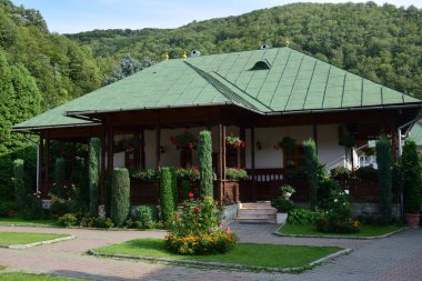 Parktaki güzel bahçe.