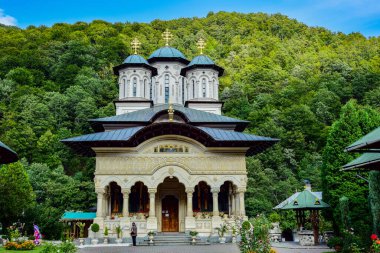 orthodox church in the mountains of the village of the transfiguration, transfiguration of the holy monastery of the transfiguration, russia