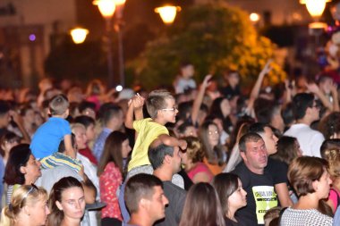 Konserdeki kalabalık