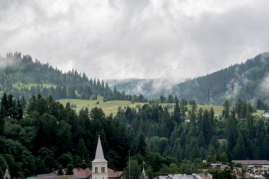Eski şehrin manzarası.