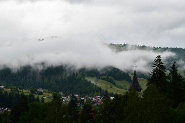 Dağların güzel manzarası