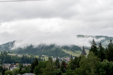 Dağların güzel manzarası