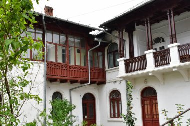 Gürcistan 'daki eski Tiflis Evi manzaralı.