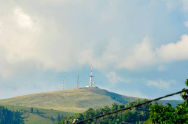 Dağların güzel manzarası