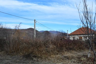 Dağların güzel manzarası