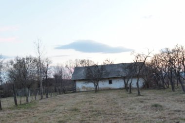 Kırsal alanda bir ev.