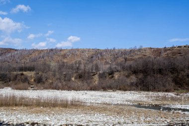 Dağların güzel manzarası