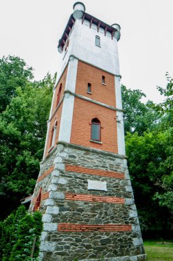Parktaki eski deniz feneri.