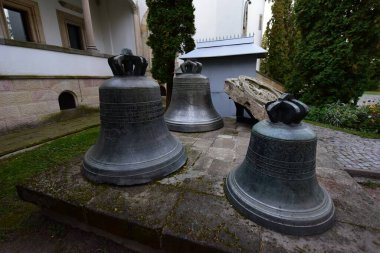 Güzel ortaçağ mimarisinin manzarası