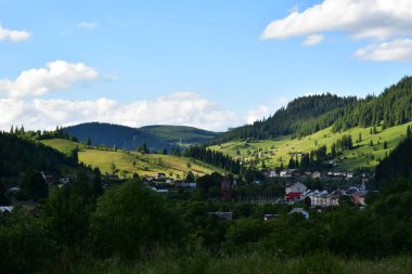 Karpatlar 'daki dağların manzarası