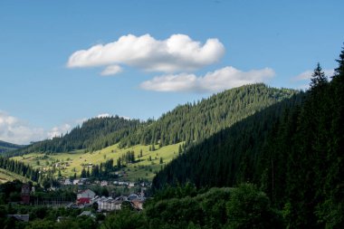 Karpat Dağları Köyü.