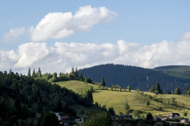 Dağ doruklarına, yatay yaz