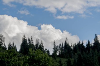 Dağların güzel manzarası