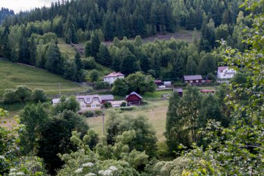 Dağların güzel manzarası