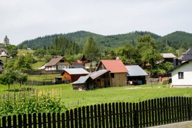 Ukrayna Karpatlarının köyü.