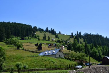 Dağların güzel manzarası