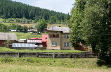 Karpatların köyü.