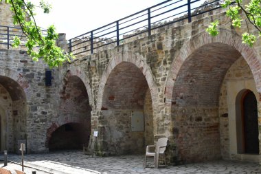 Akdeniz 'in eski kasabasındaki hendek şehri, İsrail' in kuzeyi.