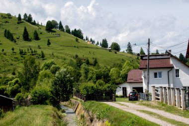Güzel dağ manzarası. Doğa, seyahat